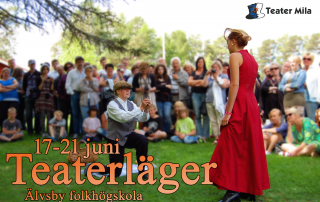 Teaterläger i Älsvbyn 17-21/juni 2018