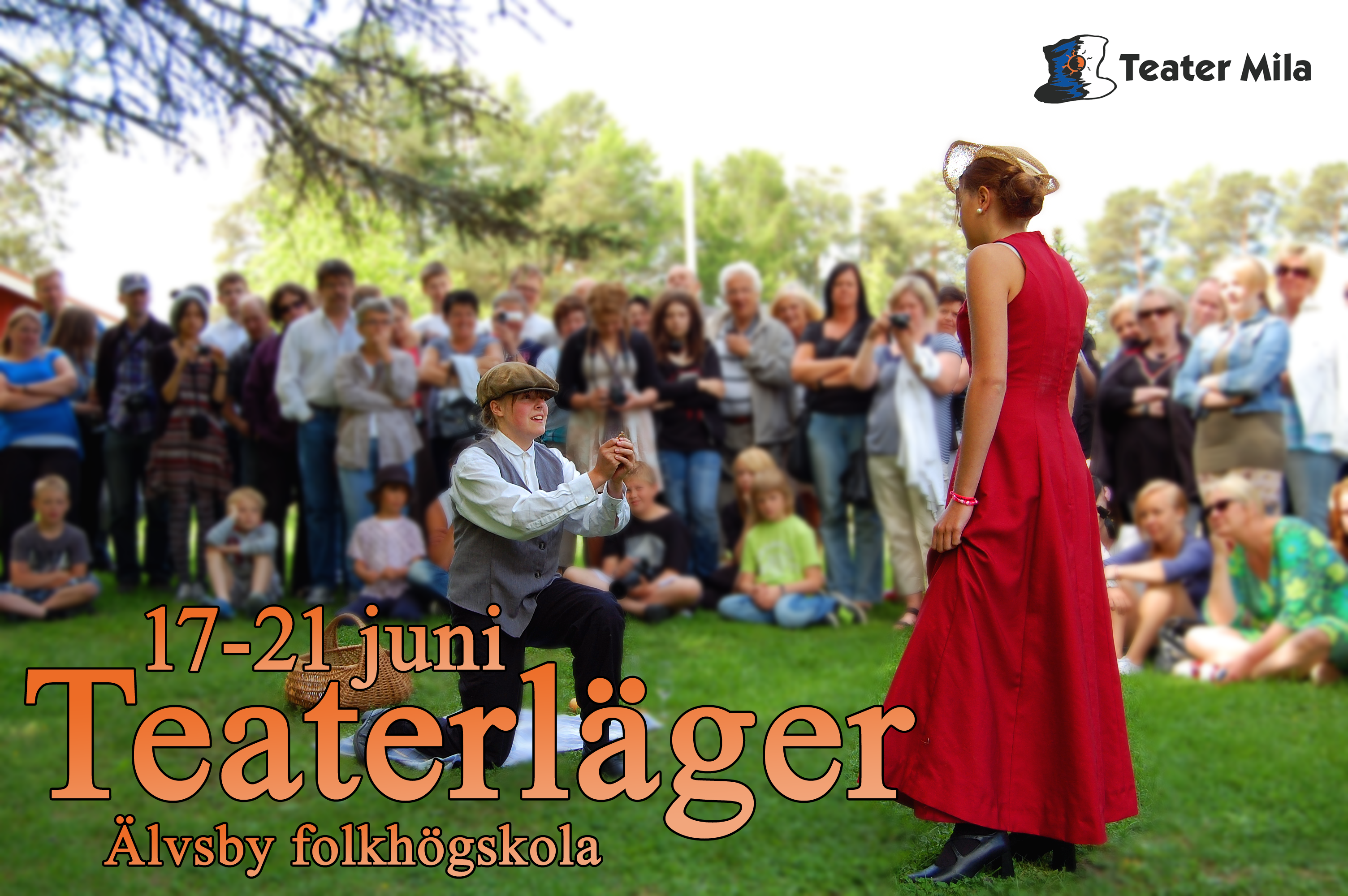 Teaterläger i Älsvbyn 17-21/juni 2018